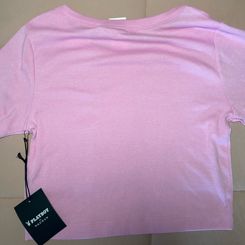 Playboy Crop Top Baby Tee - Picture 6 of 7